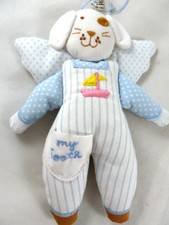 My Tooth Holder Fairy Plush Puppy Dog Angel 6.5 x 5 In