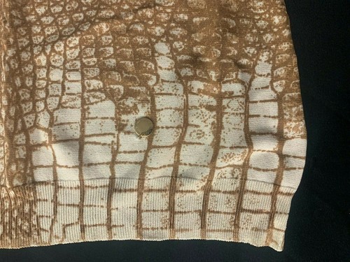CLASS Roberto Cavalli 13P CD 613 Canotta Snakeskin Print Top, Size 50/(US 14) - Picture 4 of 10