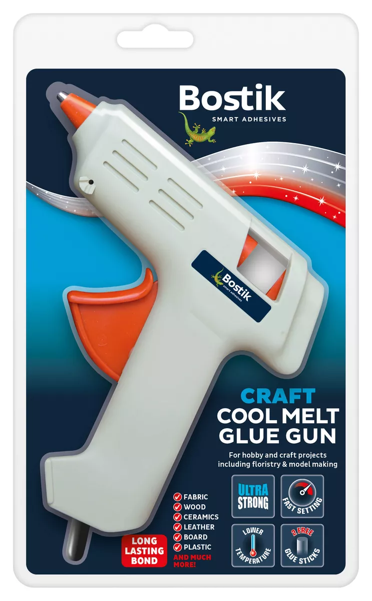 Stick It! Glue Gun - Cool Melt - Blue (UK Plug), One Size