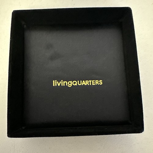 Living Quarters Amber Glass Star Hanging Christmas Ornament In Velvet Box 2003 - Picture 4 of 7
