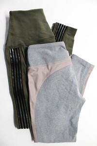 Splits-59-Beyond-Yoga-Womens-Workout-Leggings-Pink-Green-Size-XS-Lot-2