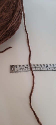 Rayon Yarn ILARIA S.R.L. Calenzano Fi Vanilla NM 3000 Chenille Crochet Handloom - Picture 6 of 7