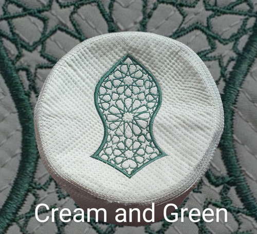 Prayer Cap Hat Muslim Topi Nalayn,Nalain Shrif Shareef Paak Embroidered Kufi UK - 第 20/22 張圖片