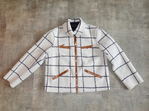 Jacke Sportalm Coby weiß / dunkelblau Teddyjacke two in one Gr 42 - Bild 9 von 10