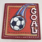 GOAL Soccer Canvas Wall Decor 10x10 Oopsy Daisy Too Fine Art for Kids