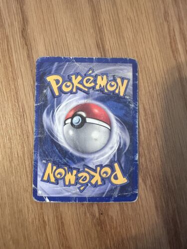 Pikachu Base Set Shadowless Red Cheeks 1999 Pokemon TCG 58/102 Damaged - 第 2/2 張圖片
