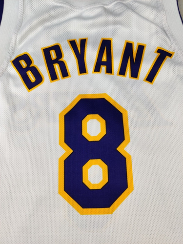 Kobe Bryant #8 Los Angeles Lakers Basketball Trikot Champion NBA weiß Herren S - Bild 8 von 12