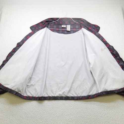 Vintage Jerzees Jacket Mens 3X Plaid Full Zip Lightweight Windbreaker 90s - Picture 10 of 20
