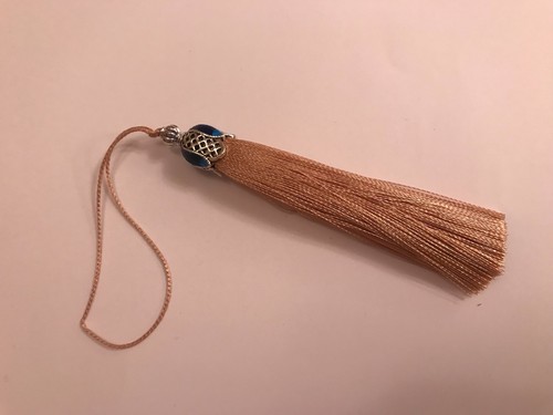 Colourful Tassels x 2 with Silver detailing Tassel 3 1/2" 9cm **22 COLOURS*** - Picture 8 of 29