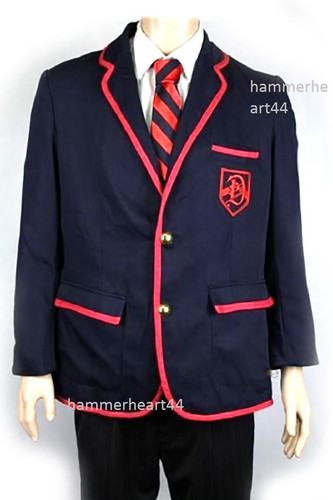 GLEE DARLTON WARBLERS ACADEMY SUIT UNIFORM COSTUME Jacket USA - Picture 1 of 3