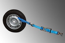 2x Auto Zurrgurt / Autotransport Spanngurt PKW Radsicherung Radverzurrung (6)
