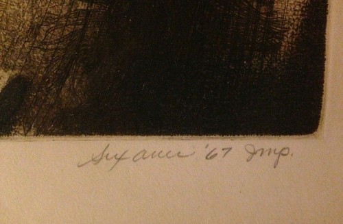 Donald Sexauer "To fly, to fly" lithograph 46/110 signed by artist, framed - Picture 2 of 4