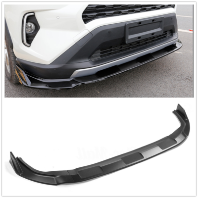 Car Front Bumper Lip Kit Spoiler Splitter For Toyota RAV4 2019-2020 Matte Black Car Front Bumper Lip Kit Spoiler Splitter For Toyota RAV4 2019-2020 Matte Black