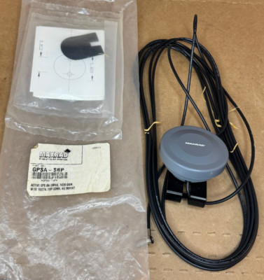 MAXRAD GPSA-SBP ACTIVE GPS ANTENNA, 16DB GAIN, W/15' RG174, SBP CONN, NO MOUNT