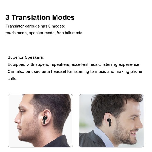 Language Translation Earbuds 144-language Real-time Two-Way Translation Device - Picture 6 of 22