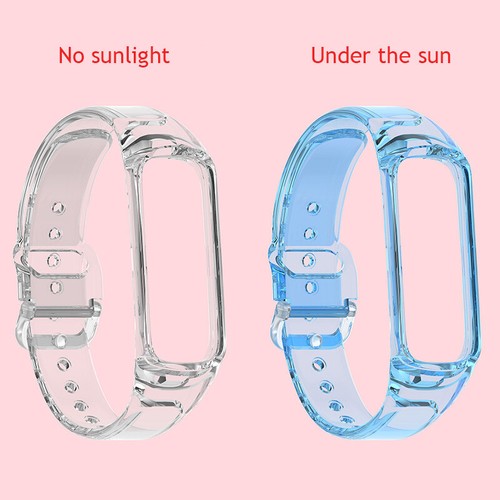 TPU Clear Bumper Case Cover Sport Band Strap For Samsung Galaxy Fit2 SM-R220 - Picture 11 of 18