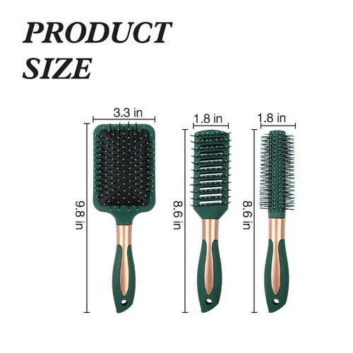 Hair Brush for Women Anti Static Vented Styling Brush Detangling Massage Brushes - Picture 7 of 16
