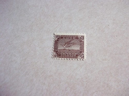 COOK ISLANDS BRIEFMARKEN SG 15a VIELFALT Reihe 3 #8 weißer Fleck unter Schnabel OG aufklappbar