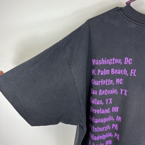 Camiseta De Colección Black Sabbath Concert Band Tour Talla XL Desteñida Negra Etiqueta T América - Imagen 13 de 17