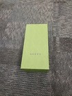 Authentic Gucci Green Logo Empty Gift Shoe Box Large Long 13" X 6.5" X 5"