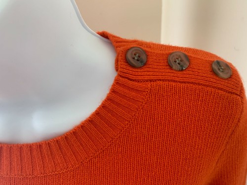 J.Crew Orange Wool & Cashmere Blend Sweater, Women's XS - Picture 9 of 12