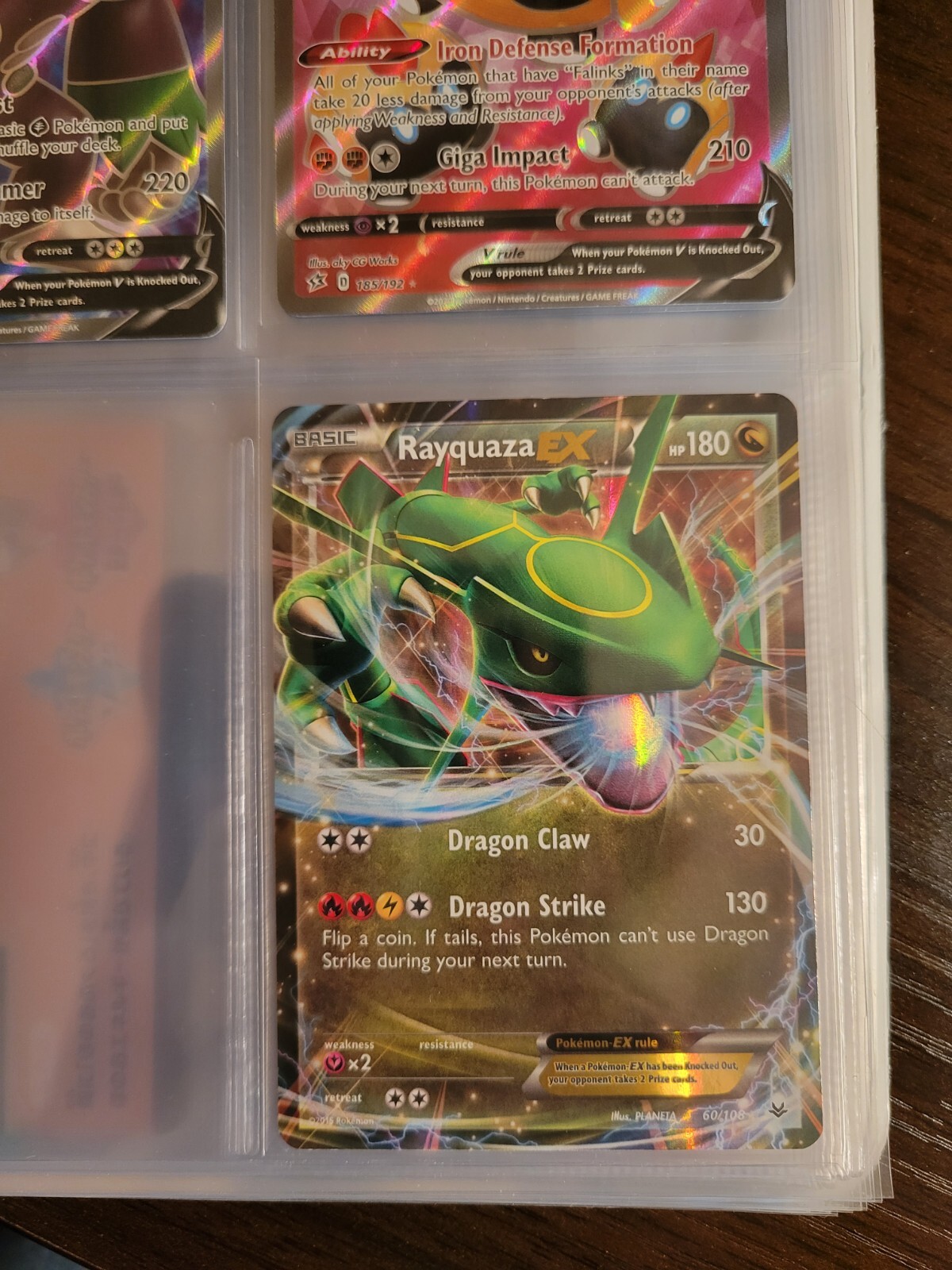 Rayquaza Ex 60 108 Ultra Rare Holo Pokemon Xy Roaring Skies Nm Ebay
