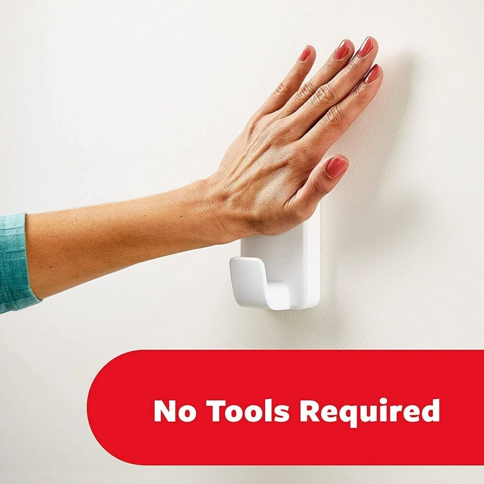 Command 15 Lb XL Heavyweight Wall Hook, Damage Free Hanging Wall Hook - Image 2 of 4