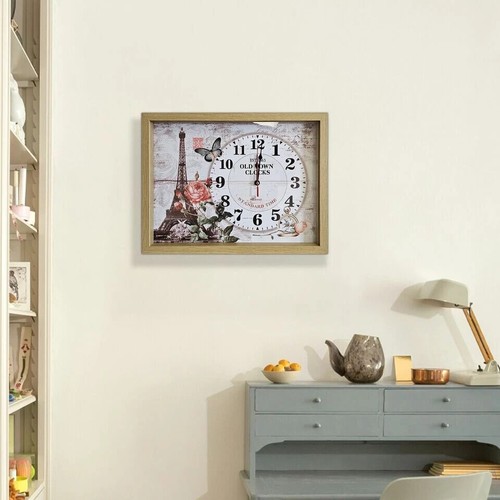 Large Indoor Home Wall Clock Big Art Paint Wall Clock Office - Picture 25 of 32