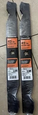 PowerCare 42 in 2-Blade Set for Craftsman, Husqvarna, Poulan Riders Lot Of 2
