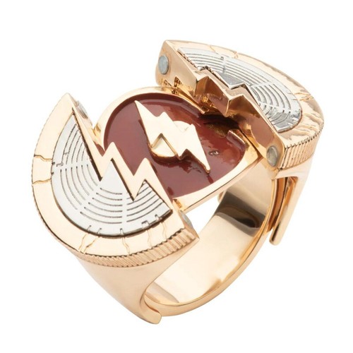 The Flash Barry Allen Same Style Ring Replica Metal Finger Ring Open Adjustable - Picture 2 of 10