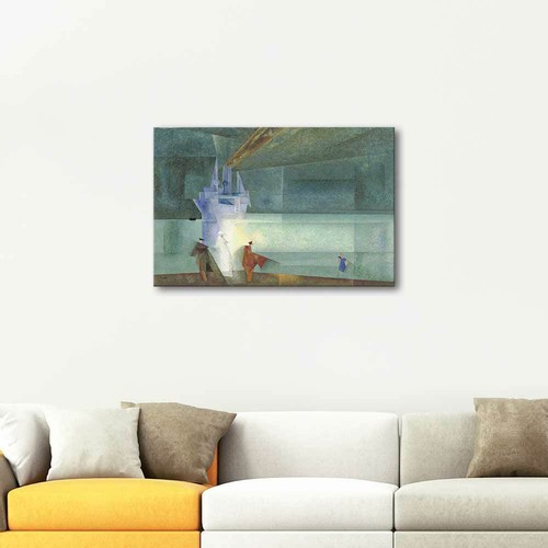 The Steamer Odin by Lyonel Feininger as HIQU Art Print on Canvas - Picture 2 of 2