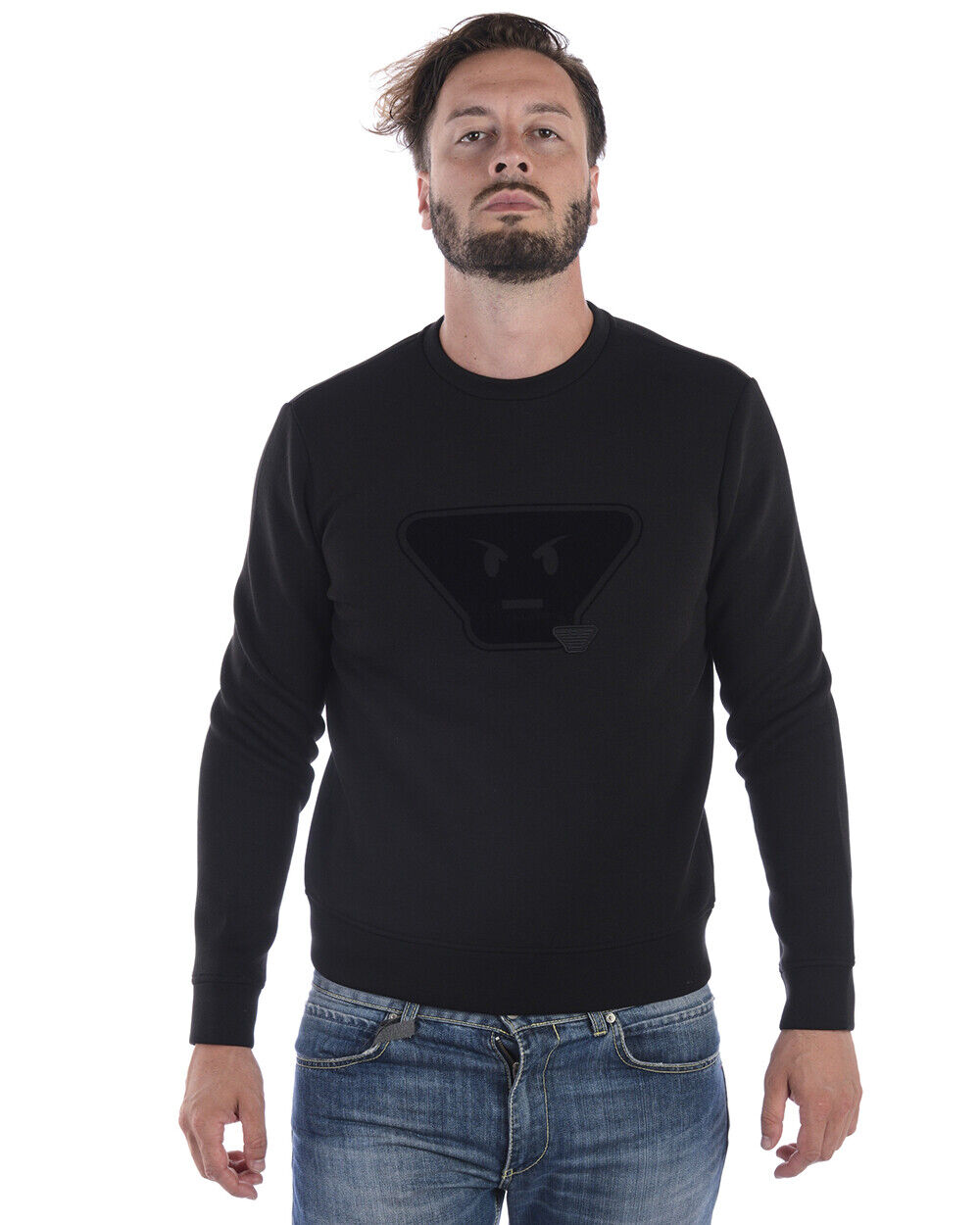 Emporio Armani Толстовка с капюшоном Мужская черная 6Z1MS01JTYZ 999 SzL ДЕЛАЕТ ПРЕДЛОЖЕНИЕ 43190₽