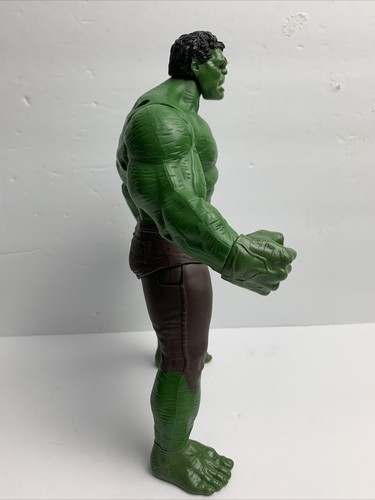 INCREDIBLE HULK TALKING SMASH 10" ACTION FIGURE 2012 MARVEL AVENGERS HASBRO WORK - Picture 3 of 7