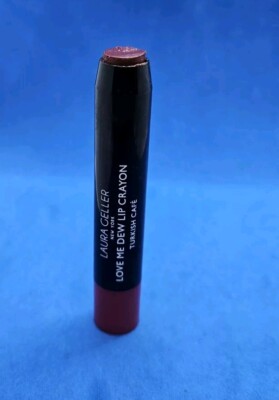LAURA GELLER Love Me Dew Lip Crayon TURKISH CAFE 0.10oz (DAMAGE, FLAWED TIP)