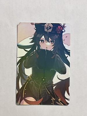 Genshin Impact Hu Tao Goddess Story Waifu Doujin Anime sexy  card
