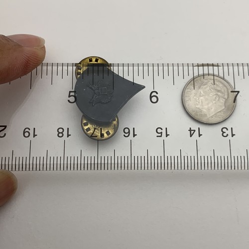 Vintage Military Teardrop Army/Marines Brass Sgt/Lt/Major Badge/Pin - Picture 8 of 8