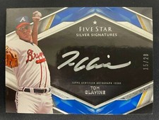 TOM GLAVINE 2019 TOPPS FIVE STAR BASEBALL SILVER SIGNATURES /20 - ATLANTA *1488