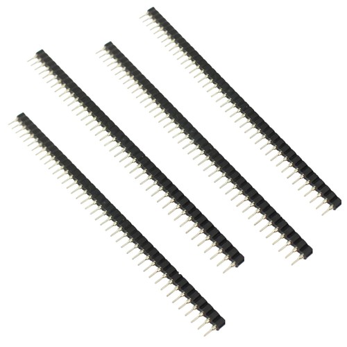 4PCS Strip Tin PCB Female IC Breakable 40pin Single Row Round Header Socket - Picture 4 of 10