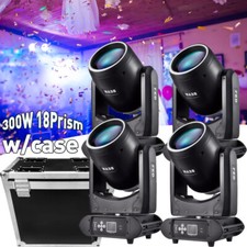 300W LED 24 Prism Moving Head Light Beam Stage DMX Spot Disco Party DJ Lighting