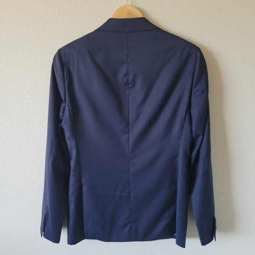 FRATELLI TALLIA DI DELFINO Navy Suit Jacket Blazer Size 36 Wool 360 Sports Coat - Picture 2 of 10