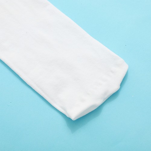 Kids Girls Pleated Dress Masquerade Dance Outfits Mock Neck Cheerleading Socks - Picture 36 of 38