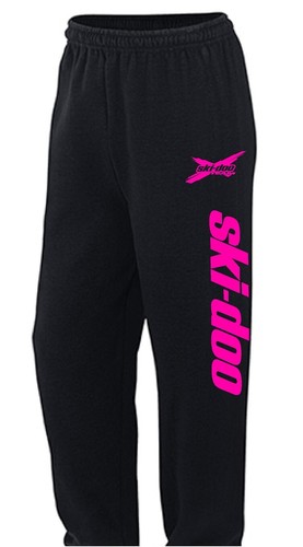 SKI-DOO style BLACK SWEATPANTS CHOOSE DESIGN COLOR SNOWMOBILE MXZ Renegade - Picture 6 of 7