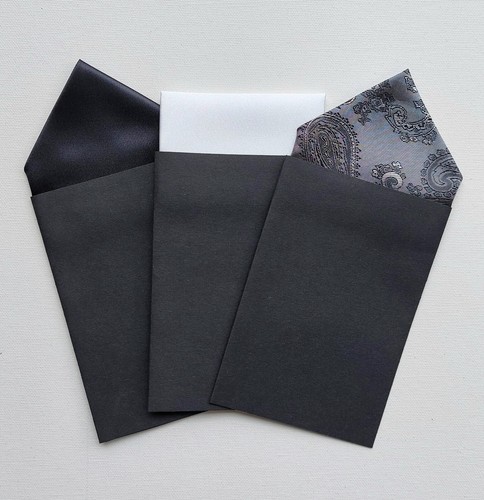 MEN’S POCKET HANKIES - SET OF 3 COLOURS - FIXED PREFOLDED HANDKERCHIEFS CARD - Picture 6 of 14
