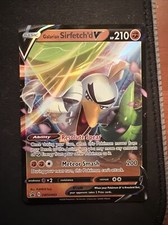 Pokémon TCG Galarian Sirfetch'd V SWSH Black Star Promo SWSH043 Holo Promo