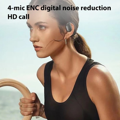 Auriculares Bluetooth 5.4 Auriculares Inalámbricos Individuales Auriculares Estéreo Gancho para Auriculares - Imagen 14 de 27