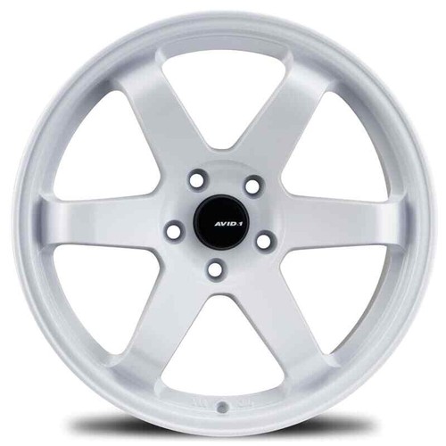 (1) 18x9.5 +38 Avid 1 AV-06 5x114.3 Matte White Wheel - Bild 3 von 3