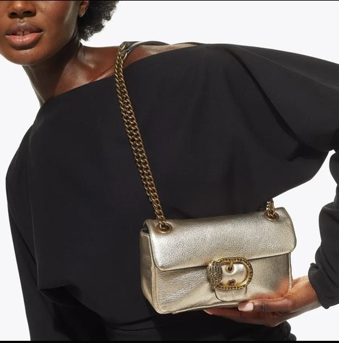π¦
Kurt Geiger London Gold Chelsea Pebble Leather Shoulder|Crossbody Bag New - Picture 2 of 8
