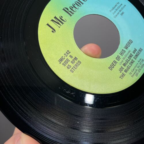 Rare Joe McGlone Doer Of His Word Obscure Gospel Modern Soul Funk 45 Record - Picture 3 of 18