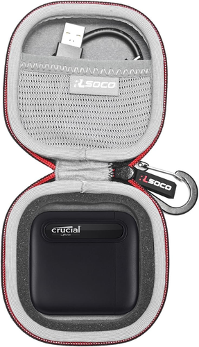 RLSOCO Hard Case for Crucial X10 Pro/X9/X9 Pro/X6 4TB/2TB/1TB/500GB Portable Ssd - Picture 9 of 12