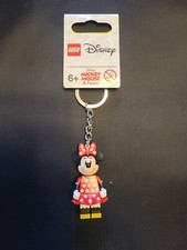 LEGO DISNEY Minnie Mouse Minifigure KEYCHAIN #853999 NEW NWT Key Ring 